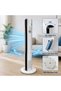 Tower Fan with Remote Control, 3 Speed Settings, 60° Oscillation, 12H Timer, Quiet Bladeless Cooling Fan for Home, Bedroom, Office, Slim Standing Fan - 4