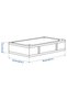 SKUBB Storage case, white, 90x53x19 cm - 6