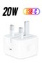 20W Fast Charging Adapter For iPhone | USB C Power Charger Compatible with iPhone 15/15 Plus/14/14 Pro Max