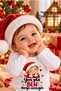 Baby New Year's-Themed Fun Print New Year's 100% Cotton Baby Bodysuit New Year's Costume - 2