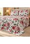 King Size Flat Bedsheet Set, 3 Pieces, 260 x 240 cm (White) - 2
