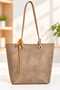 Suede Women's Shoulder Bag - 2