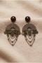Handmade Earrings with Metal Details and a Unique Design
