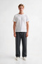 2-Ply, 3-Piped Sweatpants with Drawstring, Relaxed Fit - 4