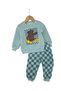 Boys' Checkered Pants, Ages 1-2-3-4, Winter, 3-Ply, Brushed Inside, 2-Piece Top and Bottom Set