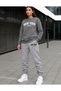 ZERO-NECK BRUSHED INSIDE TRACKSUIT, SEASONAL, WITH "NEW YORK, U.S.A." PRINT, WOMEN'S / MEN'S UNISEX STYLE