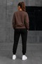 ZERO-NECK BRUSHED INSIDE TRACKSUIT, SEASONAL, WITH "NEW YORK, U.S.A." PRINT, WOMEN'S / MEN'S UNISEX STYLE - 2