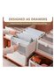 DUNISO 3 pack Drawer Organiser, Clothes Organizer, Elevate your Closet with (ZABE6B6B32D058967DF1FZ) - 4