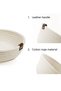 DUNISO Set of 3 Rope Woven Storage Baskets Set For Organizing - 4
