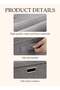 DUNISO 2Pcs Cloth Storage Box with lid,Foldable Wardrobe Clothes Organizer,Stackable Storage - 3