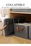 DUNISO 3 Pcs Wardrobe Clothes Organizer,Drawer Organizers and Storage With Lid And Handle，Washable - 5