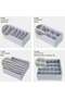 4-Piece Underwear Organizer Storage Box Set Multicolour - 2
