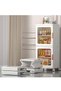 Storage Cabinet Kitchen Storage Bins Foldable Storage Box with Transparent (Z936758C92B3D22B15C2BZ) - 2