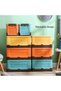Kimaya 2Pcs Foldable Plastic Storage Box, Collapsible Storage Bins With Lid - 3