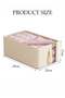 DUNISO 3 Pcs Wardrobe Clothes Organizer,Visible Drawer Organizers and Storage，Foldable Closet - 2