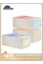 HomarKet 3 Pieces Foldable Fabric Clothing Storage Box with Steel Frame - 3