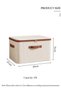 DUNISO Foldable Closet Storage Organizer with lid,Wardrobe Clothes Organize (ZBBA14FE2E518E406B69DZ) - 2