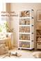 Storage Bins with Lids, Stackable Closet Organizers and Storage with Wheels - 5
