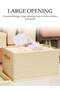 DUNISO 4PCS Wardrobe Clothes Organizer with Lids and Handles,Foldable Drawer Organizers,Fabric - 4