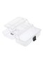 3-Layer Folding Plastic Storage Box Clear 627grams - 2