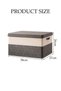 DUNISO Foldable Closet Organizer Storage Bins Set with Removable Lids & Handles - 2