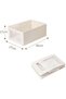 DUNISO 4 Pcs Wardrobe Clothes Organizer,Closet Organizers and Storage with Clear Window，Foldable - 2
