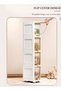 DUNISO 6 Tier Plastic Storage Cabinet with Wheels,Multi-Purpose Storage Box,Stackable Storage Bins - 5