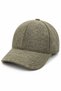 Men's Melton Winter Baseball Cap with Velcro, Adjustable, and Brim - 3