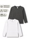 Ages 1–16, 95% Cotton, Unisex Kids' Long-Sleeve T-Shirt / Basic T-Shirt for Girls and Boys / Transitional T-Shirt