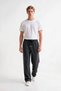 2-Ply, 4-Piped Sweatpants with Drawstring, Relaxed Fit - 7