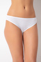 6-Pack, White - 100% Cotton Jersey Rib Knit Bikini Bottoms - 230-6 - 4