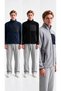 Men's 3-Piece Thick Outdoor Fleece Jacket with Front Zippered Pocket and Pockets