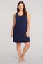 Women's Basic Plus-Size Nightgown - Navy Blue