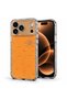 ShineGlam Luxe Orange Case Compatible with the Apple iPhone 17 Pro Max