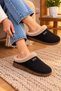 Women's Plush House Slippers with Fur-Lined Design—Heat-Retaining, Comfortable Winter Slippers, Non-Slip Sole - 2