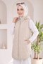 Women's Hooded, Zippered, Lined, Quilted Vest - 2