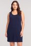 Women's Basic Plus-Size Nightgown - Navy Blue - 3