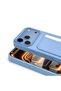iPhone 18 Pro Max & 17 Pro Max Compatible Case with Camera Bump Protection, Card Holder, Wallet, and Colorful Buttoned Leather-Style Silicone Cover - 2