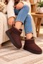 Girls' Mini Suede Snow Boots, Children's Boots with Fleece-Lined Construction and Non-Slip Soles - 2