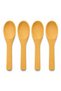 Bamboo wood spoon set, 4 pieces, 15 cm size - 3