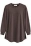 Oval-Cut Piqué Fabric Tunic and Pants Set - 2