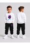 Children's Printed Winter Sweatsuit Top and Bottom Set: 3-Ply Brushed Inside Crew Neck Sweatshirt and Cotton Pants Set