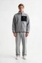 Men's Double-Zip Thick Fleece Jacket with Pocket Detail, One-Size-Fits-All - 5