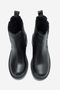 Women's Genuine Leather Heeled Casual Boots 5130 BLACK LEATHER - 6
