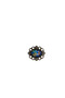 Oval brooch with owl and leaf pattern - 4