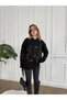 Half-Fisherman Floral Print Knit Sweater