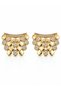 Bloom Gold Stone Earrings, Small Size - 2
