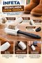 Reversible Suede and Nubuck Shoe Cleaning Brush with Black Handle—Boot and Shoe Care Brush, 15 cm - 5