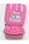 Girls' 1–4 Years Old Fur-Lined, Fleece-Lined, Waterproof, Windproof Snow Ski Gloves with Cute Characters - 2