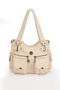 A.Krem Casual Sports Leather Women's Everyday Shoulder Bag with Long Straps, Multiple Pockets, and a Flap with Pocket Detail
